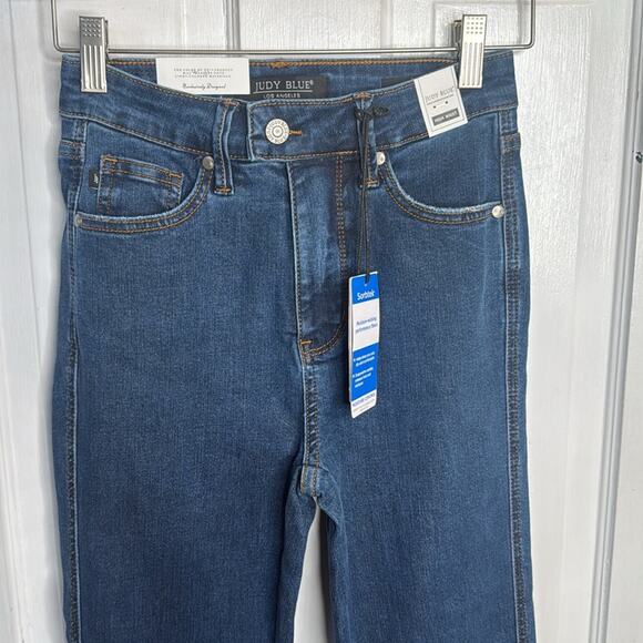 Judy Blue High Waist Cool Denim Control Top Flare New with Tag W1050 Sz 1/25 - Picture 2 of 10